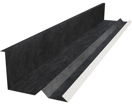 Dolie perete PRECIT pentru țiglă metalică 0,5x2000 mm metal gray Profil pentru margine de acoperiș din metal