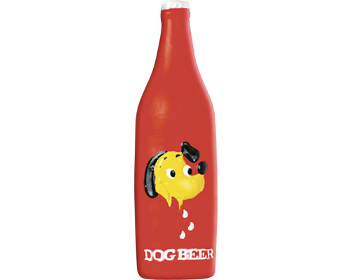 Sticlă de bere pentru câini cu motiv canin