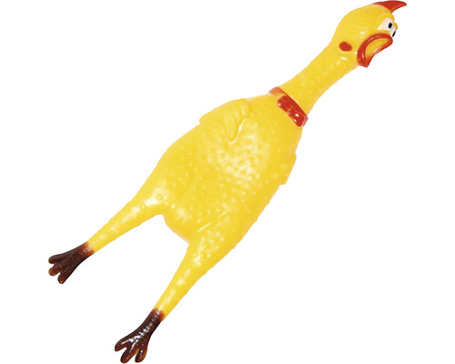 Pui galben de jucărie din plastic, cu sunete