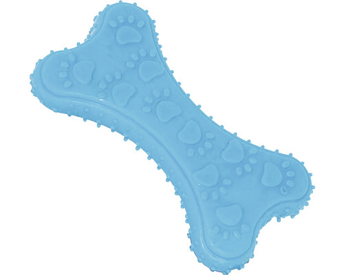 Jucărie pentru câini în formă de os cu model de lăbuțe