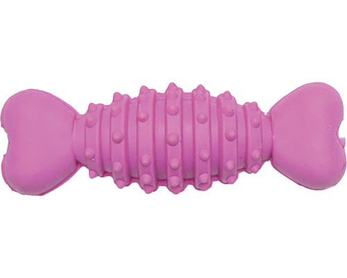 Jucărie pentru câini formă de os din cauciuc