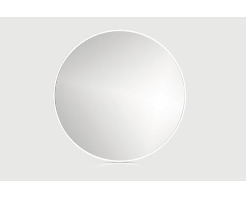 Oglindă baie rotundă Cordia Round Line Ø40 cm ramă albă buc