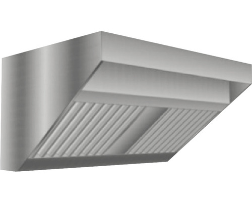 Hotă profesională de perete tip SNACK seria 700, 800 m³/h, 70x45 cm inox fără ventilator