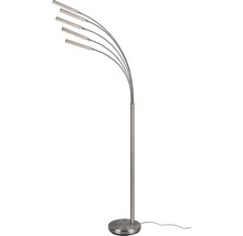 Lampadar cu LED integrat Reed 17,5W 1750 lumeni, nichel mat