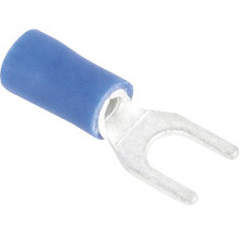 Papuci izolați Starke 1,5-2,5 mm² cu furcă M6, 50 bucăți, culoare albastră