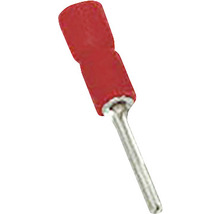 Pini terminali înfășurați izolați Starke 0,5-1,5 mm², 50 bucăți, pentru conductor lițat, culoare roșie