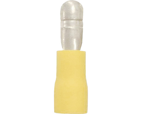 Pini conectori izolați tată Starke 6,0 mm², 50 bucăți, culoare galbenă Pini conectori izolați tată Starke 6,0 mm², 50 bucăți, culoare galbenă