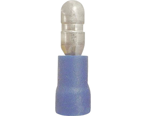 Pini conectori izolați tată Starke 1,5-2,5 mm² Ø5mm, 50 bucăți, culoare albastră