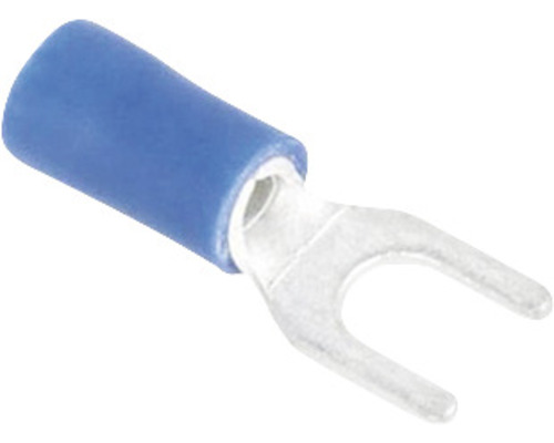 Papuci izolați Starke 1,5-2,5 mm² cu furcă M5, 50 bucăți, culoare albastră Papuci izolați Starke 1,5-2,5 mm² cu furcă M5, 50 bucăți, culoare albastră