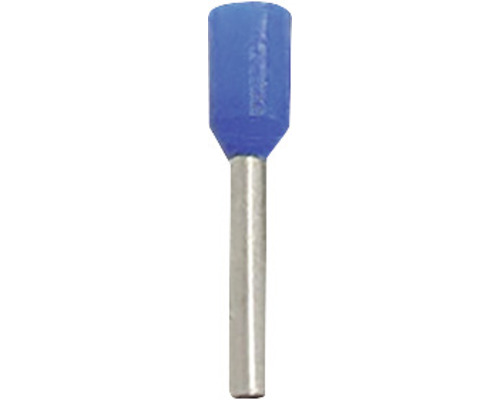 Pini terminali izolați Starke 0,75mm², 50 bucăți, pentru conductor lițat, culoare albastră