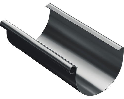 Jgheab PVC PRECIT Ø 100 mm 1 m antracit Canal de scurgere semicirculară din metal