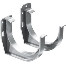 Două suporturi metalice pentru jgheaburi