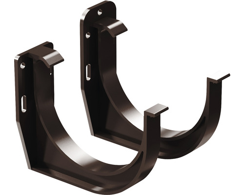 Cârlig aplicat jgheab PVC PRECIT Ø 125 mm maro Cârlig aplicat jgheab PVC PRECIT Ø 125 mm maro