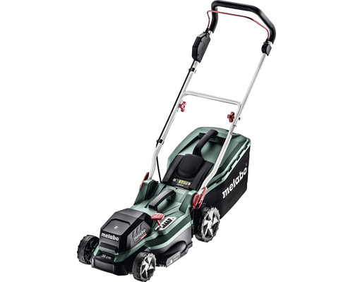 Mașină de tuns iarba cu acumulator Metabo RM 36-18 LTX BL36 18 V 2 acumulatori și încărcător incluse