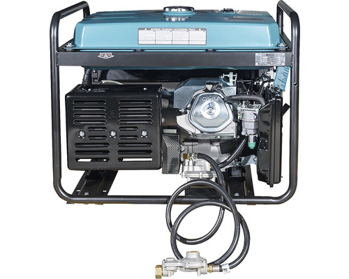 Generator cu cadru și conexiune de gaz