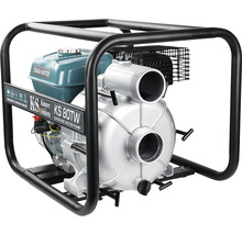 Pompă de apă pe benzină pentru ape uzate în cadru de oțel