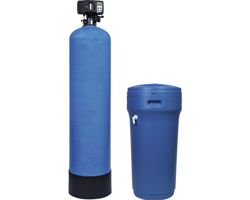 Stație tratare apă aquaPUR Mix 37 Simplex Q=1,4 mc/h sare 80 kg (cu by-pass) Sistem dedurizare apă cu rezervor