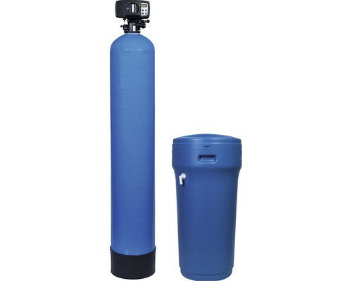 Stație tratare apă aquaPUR Mix 50 Simplex Q=1,8 mc/h sare 80 kg (cu by-pass) Dedurizator de apă cu control și rezervor de sare
