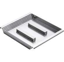 Tavă grătar din oțel inoxidabil cu elemente perforate
