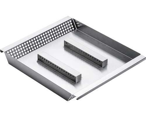 Tavă grătar din oțel inoxidabil cu elemente perforate