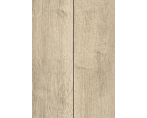 Prim-plan cu două plăci de parchet laminat cu textură de lemn