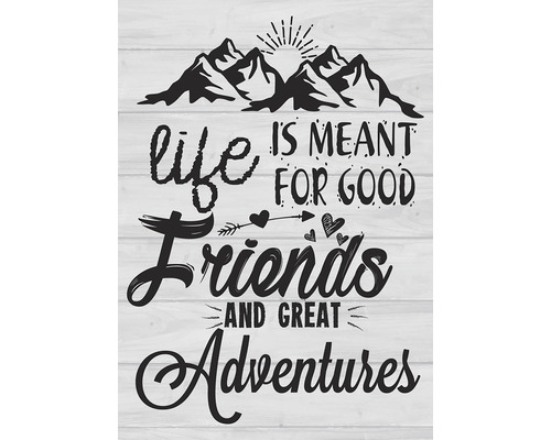 Tablou Friends&Adventures 50x70 cm
