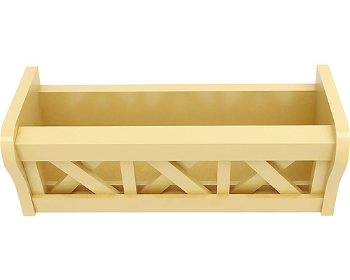 Raft de perete din lemn cu design în formă de cruce