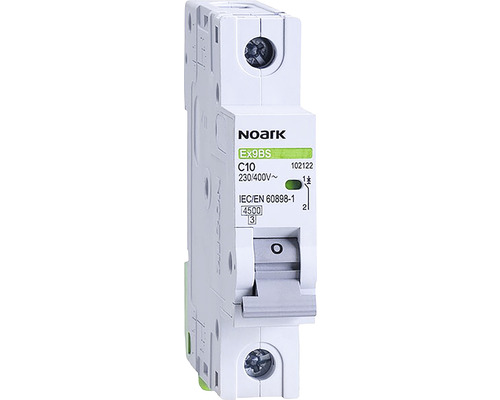 Disjunctor electric modular Noark 1P 10A 4,5kA, curbă C
