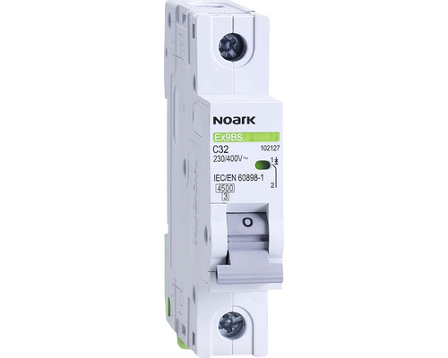 Disjunctor electric modular Noark 1P 16A 4,5kA, curbă C