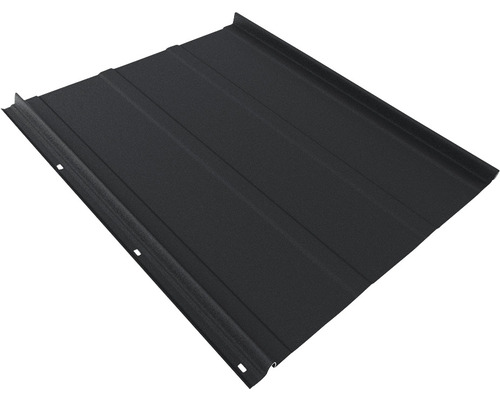 Tablă prefălțuită Click Stripes PRECIT RAL 9005 big stone mat 1500x540x0,5 mm
