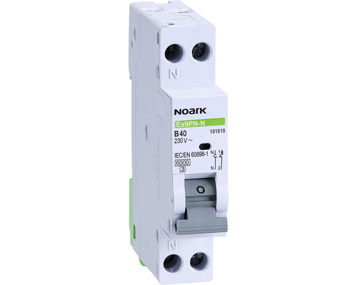 Disjunctor electric modular Noark 1P+N 25A 4,5kA, curbă C