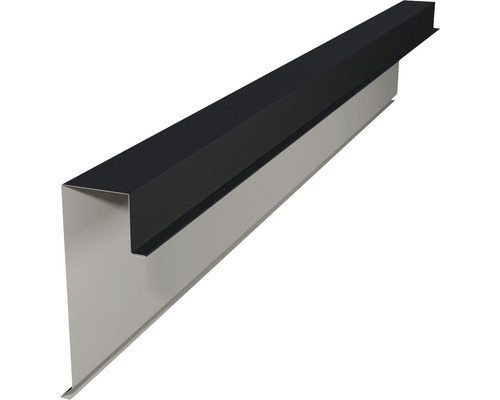 Cornier margine PRECIT pentru tablă prefălțuită Click 0,5x80x2000 mm RAL 9005 big stone mat