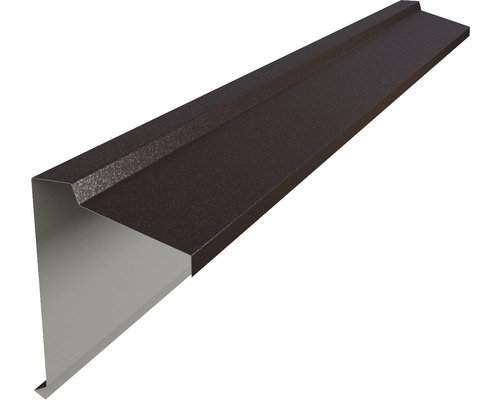 Fronton tip coamă PRECIT pentru tablă prefălțuită Click 0,5x120x2000 mm RAL 8017 big stone