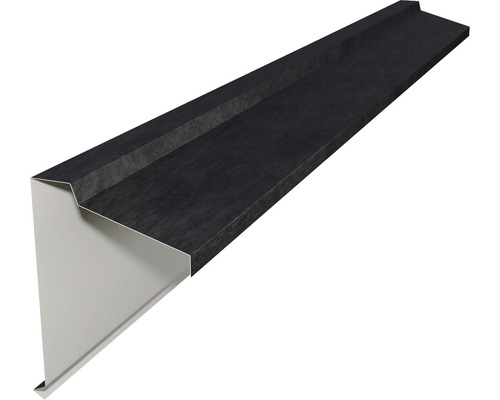 Fronton tip coamă PRECIT pentru tablă prefălțuită Click 0,5x120x2000 mm stone grey