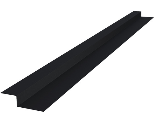 Profil agățare pentru coamă PRECIT pentru tablă prefălțuită Click 0,5x90x2000 mm RAL 9005 big stone mat
