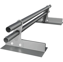 Construcție metalică cu două țevi pentru montaj