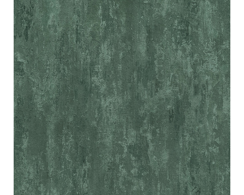 Tapet vlies aspect de rugină verde 10,05x0,53 m