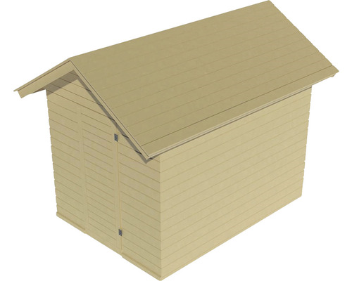 Căsuță de grădină cu acoperiș în două ape