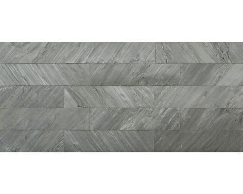 Piatră flexibilă autoadezivă StoneFlex Ocean Black 15x61 cm Placare de perete din piatră naturală