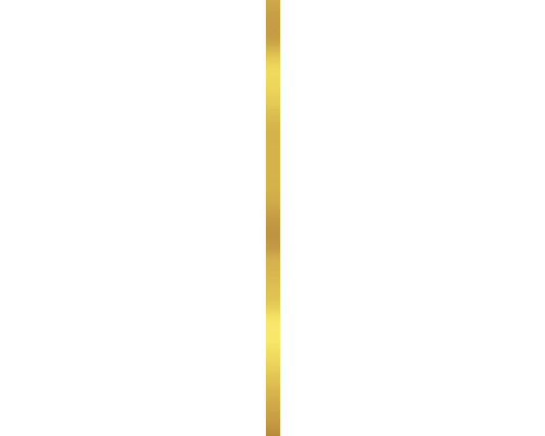 Brâu faianță Super Gold 2,5x75 cm