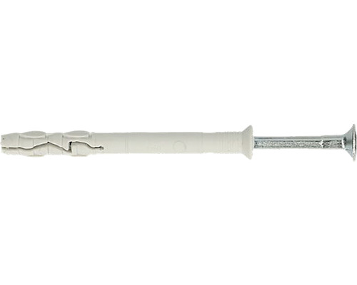 Dibluri plastic cu șurub cui percuție Fischer 8x120 mm, 25 bucăți
