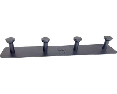 Bară de haine cu patru cârlige