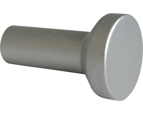 Buton pentru mobilă Ø25mm, aluminiu argintiu