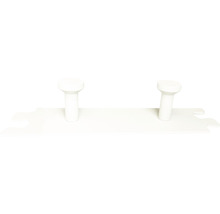 Cârlig de garderobă cu două cârlige pentru montare pe perete