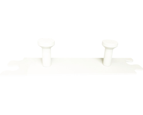 Cârlig de garderobă cu două cârlige pentru montare pe perete