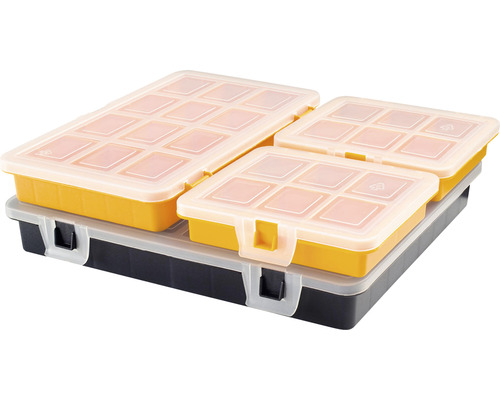 Valiză de sortiment din plastic, set