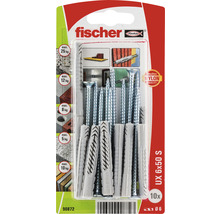 Dibluri plastic cu șurub Fischer UX 6x50 mm, pachet 10 bucăți