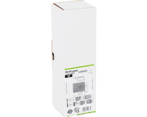 Ambalaj șuruburi FID 90 Green, 20 bucăți