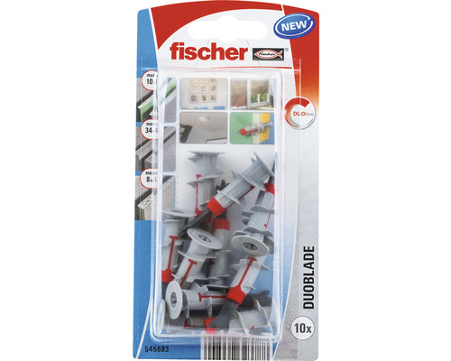 Fischer Duoblade dibluri pentru gips-carton, 10 bucăți