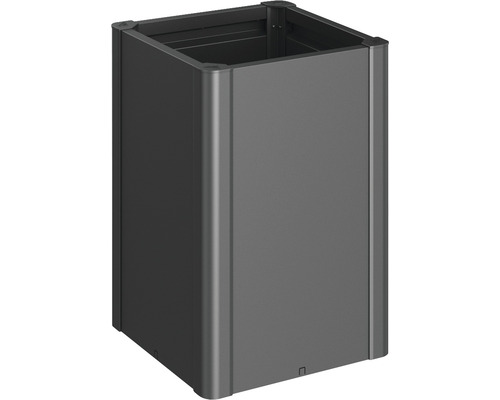 Răsadniță Biohort Belvedere Maxi 50 metal 53x53x77 cm gri închis metalizat Jardiniere dreptunghiulară din metal